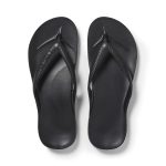 Arch Support Flip Flops - Classic - Black